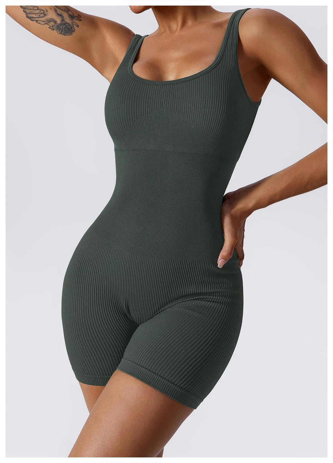 Ribbed Romper - Siopie