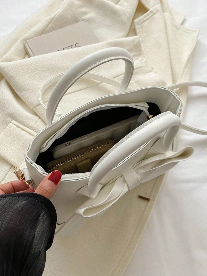 Mini sac carré – Pochette unie élégante pour femme