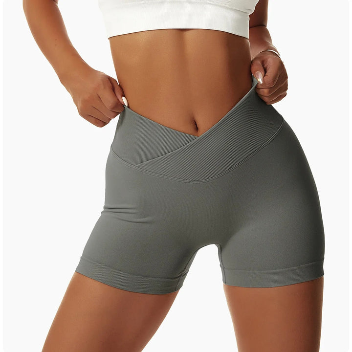 High Waist Scrunch Shorts - Siopie
