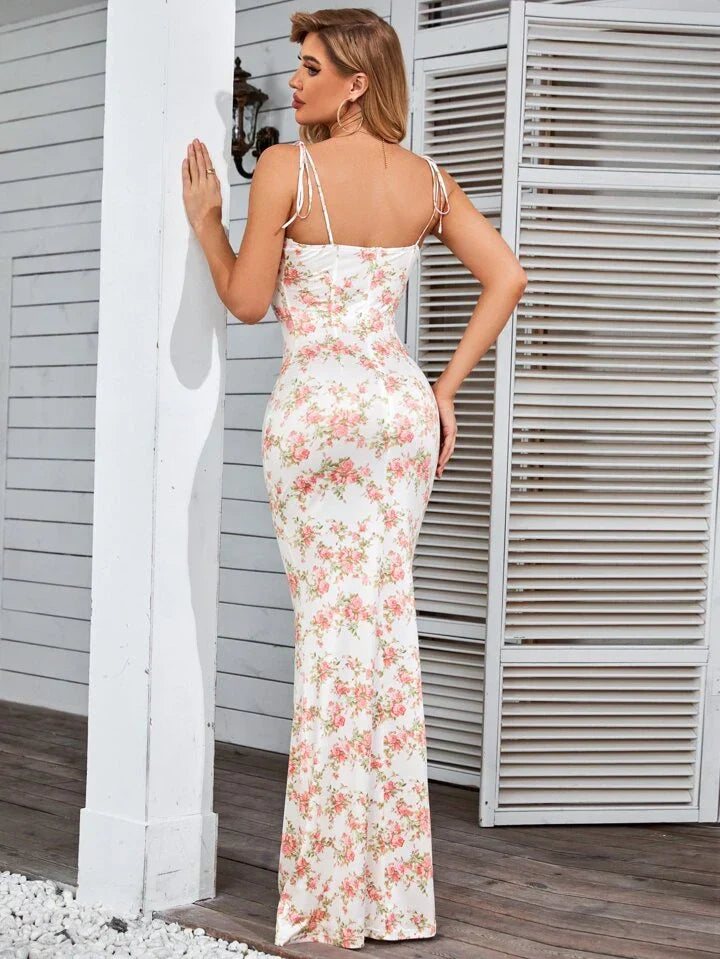 Amelia Floral Maxi Dress - Siopie