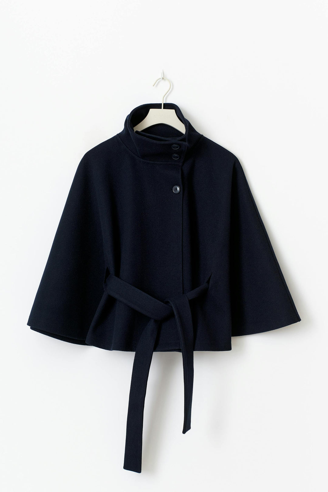 Clémence Cape Veste – Élégante veste ceinturée oversize