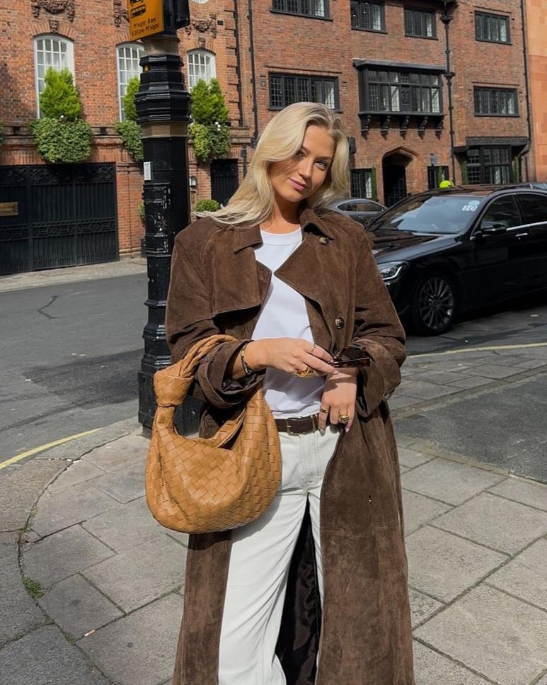 Elena – Trench coat en daim élégant et intemporel