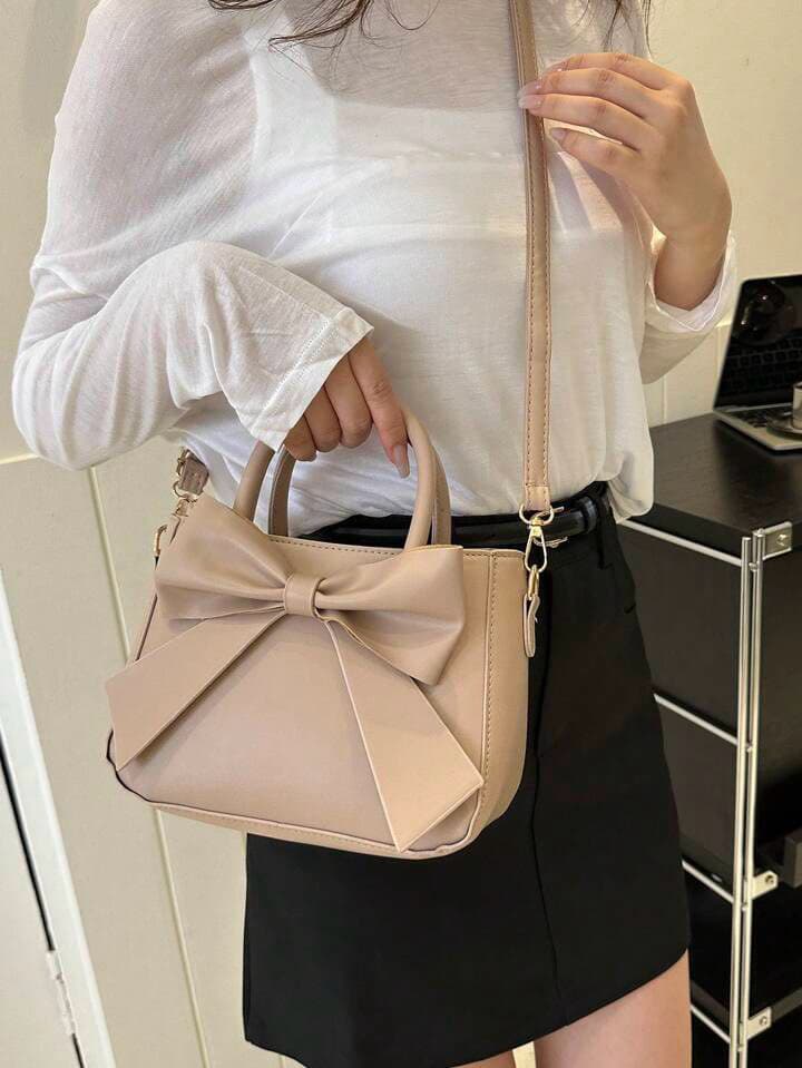 Mini sac carré – Pochette unie élégante pour femme