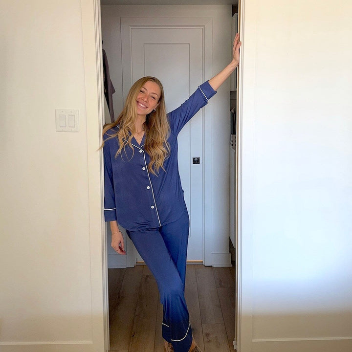 Liora Breathable Pajama Lounge Set – Soft Cotton Blend