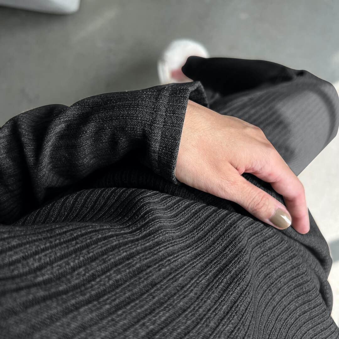 Amaya Cozy Ribbed Loungewear Set – Soft Knit, Relaxed Fit