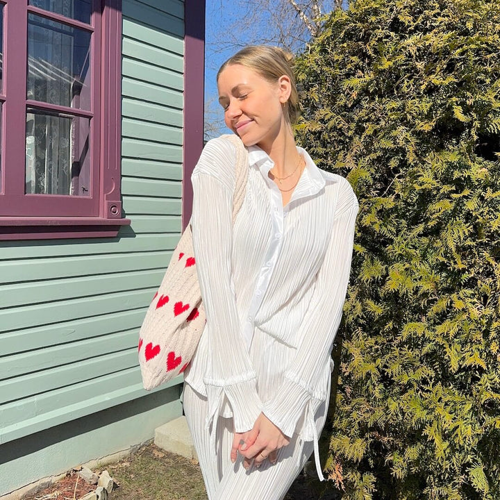 Aurelia Lightweight Pleated Summer Matching Set for Women