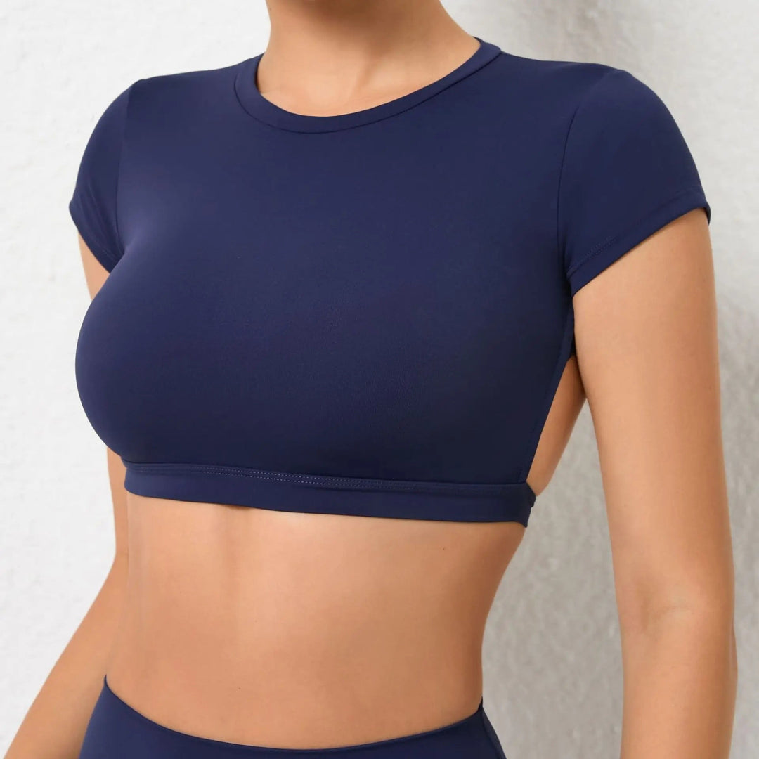 Backless Crop Top - Siopie