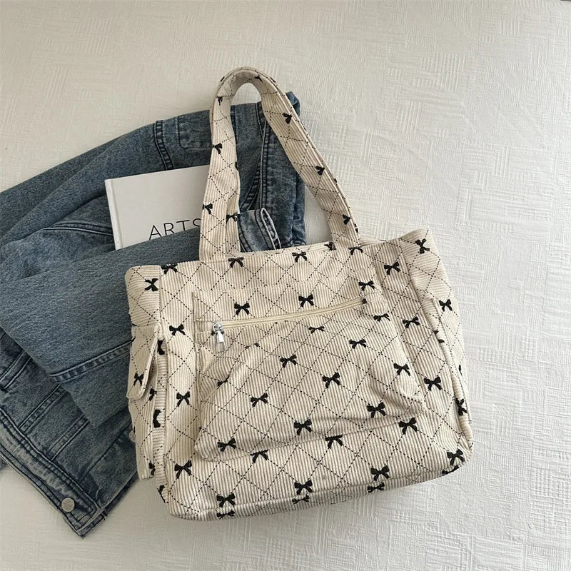 Sac Bella Bow – Cabas tissu léger avec nœud