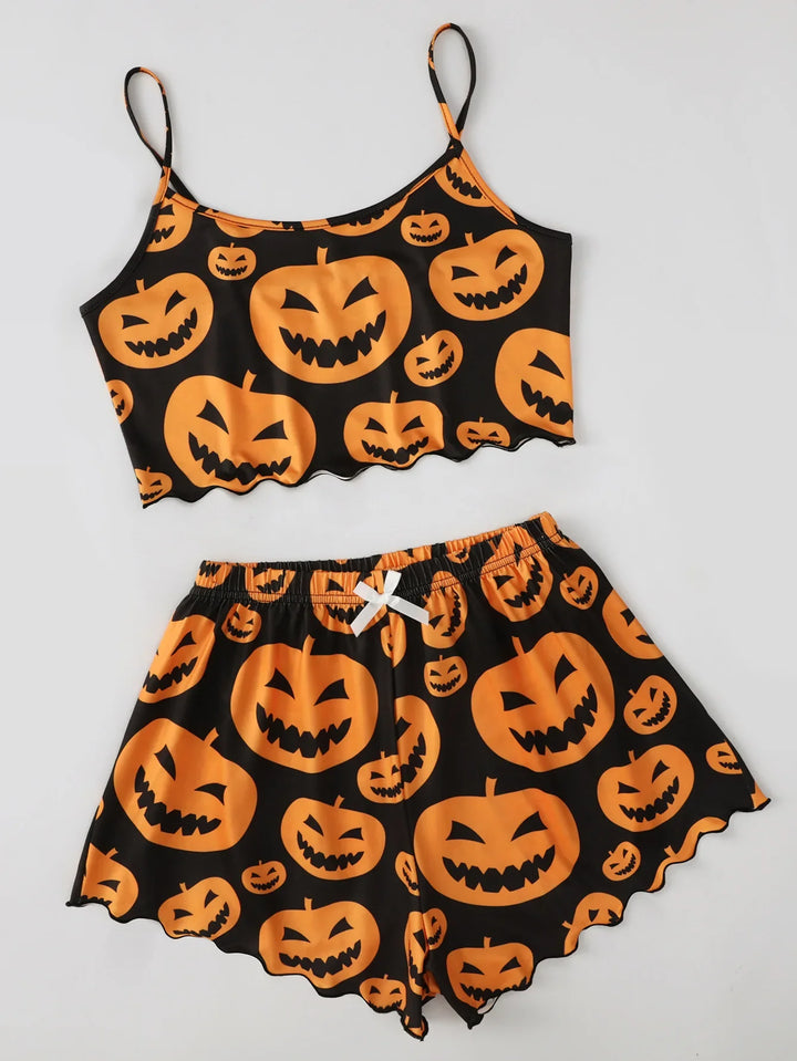 Pyjama imprimé Halloween – Douillet et festif pour la saison