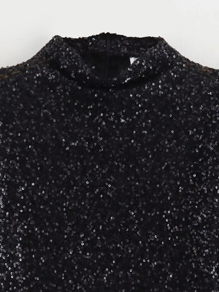 Robe à paillettes scintillante pour femme