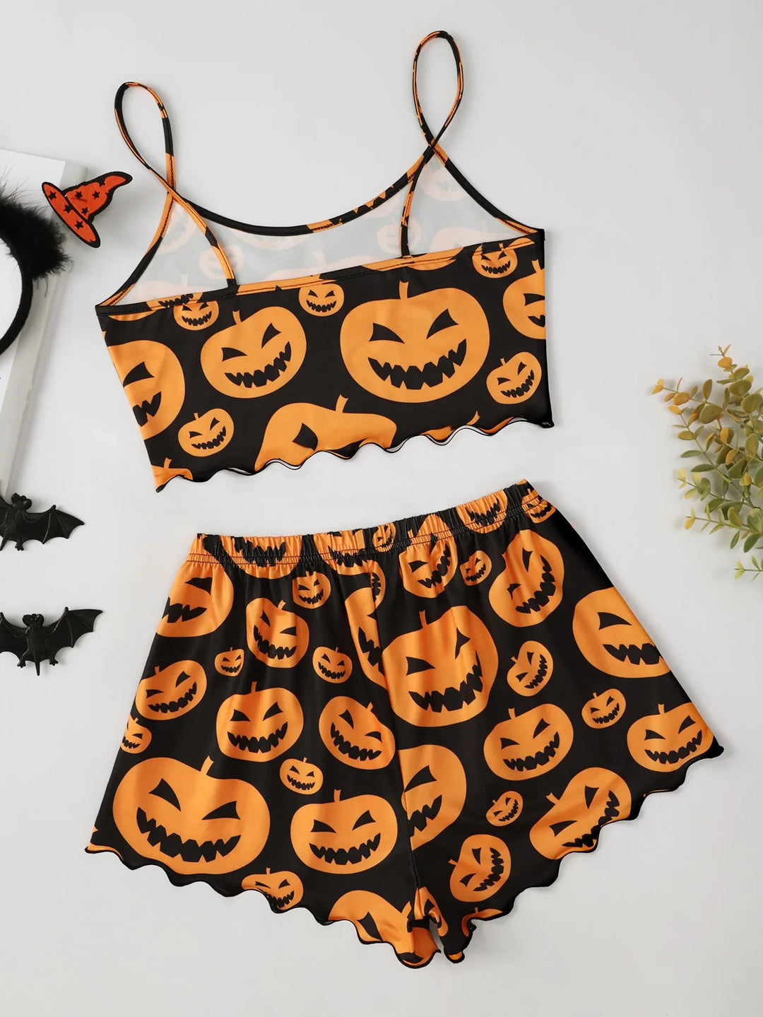 Pyjama imprimé Halloween – Douillet et festif pour la saison