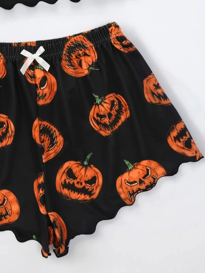 Pyjama imprimé Halloween – Douillet et festif pour la saison