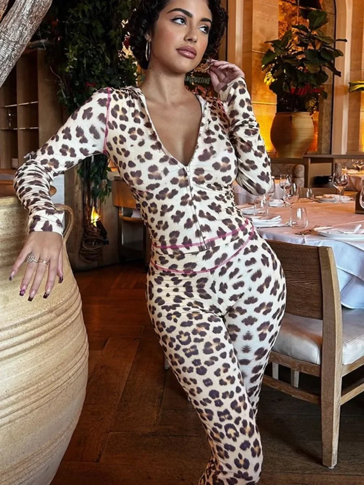 Katia Leopard Tracksuit - Siopie