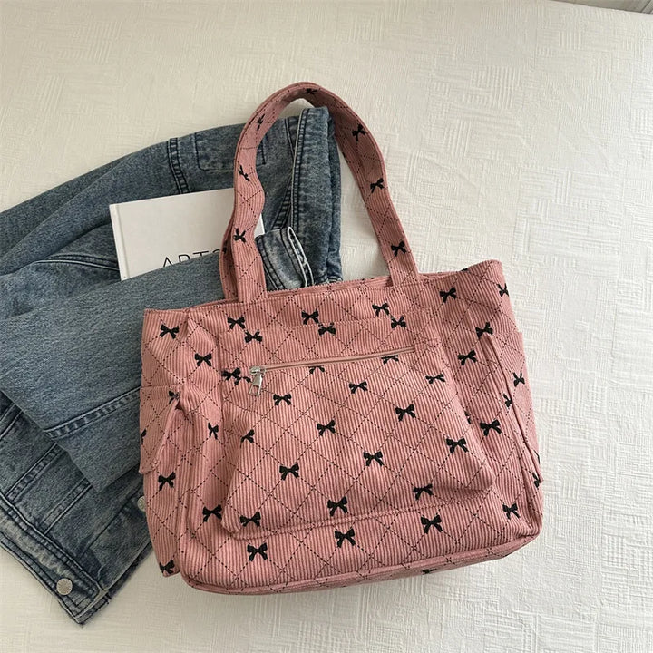 Sac Bella Bow – Cabas tissu léger avec nœud