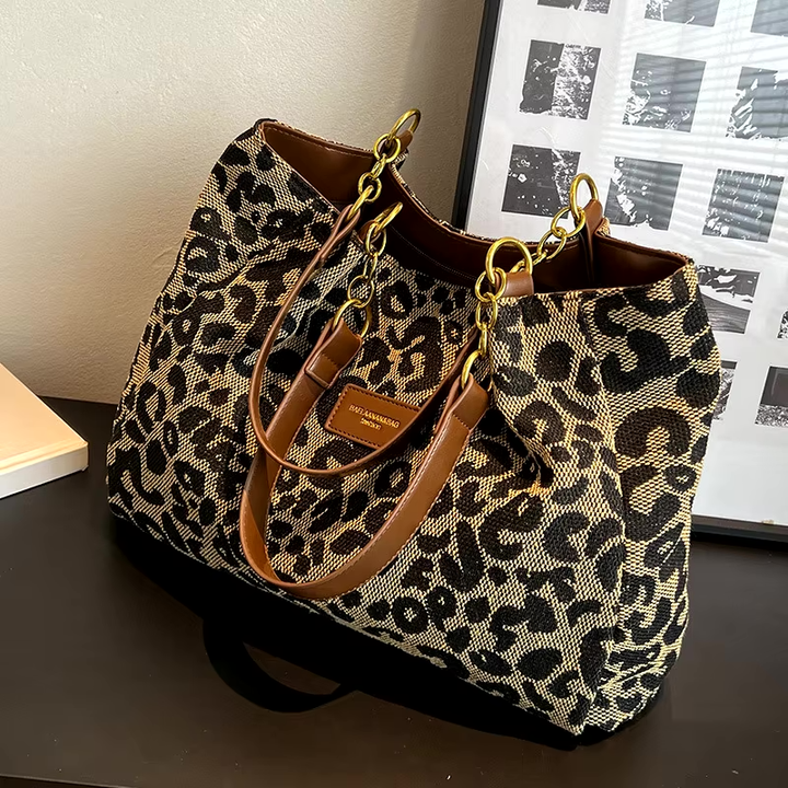 Sac Livia – Luxe imprimé léopard chic
