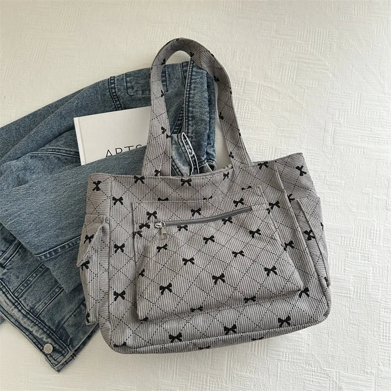 Sac Bella Bow – Cabas tissu léger avec nœud