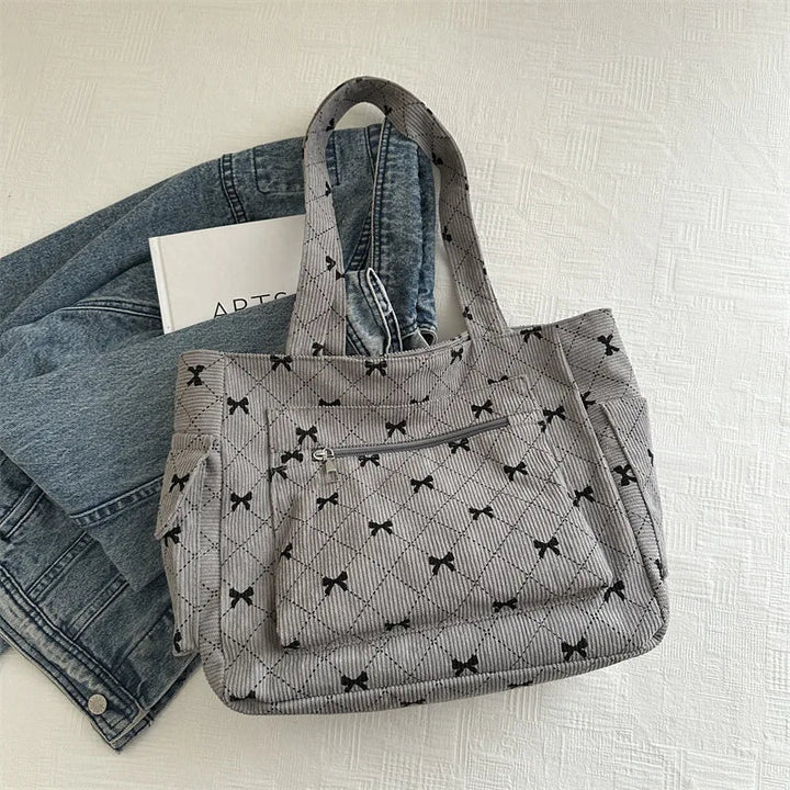 Sac Bella Bow – Cabas tissu léger avec nœud