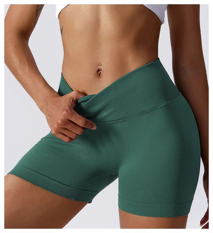 High Waist Scrunch Shorts - Siopie