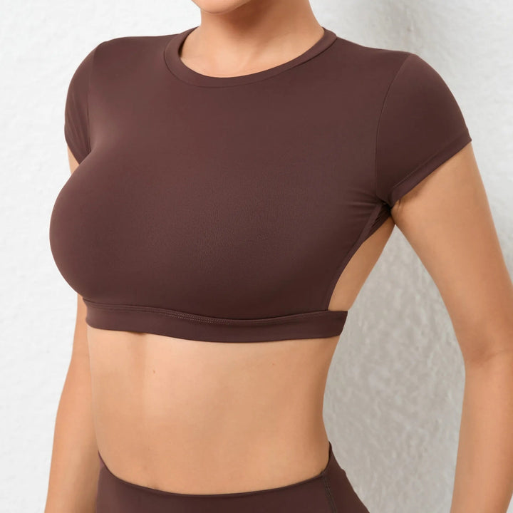 Backless Crop Top - Siopie