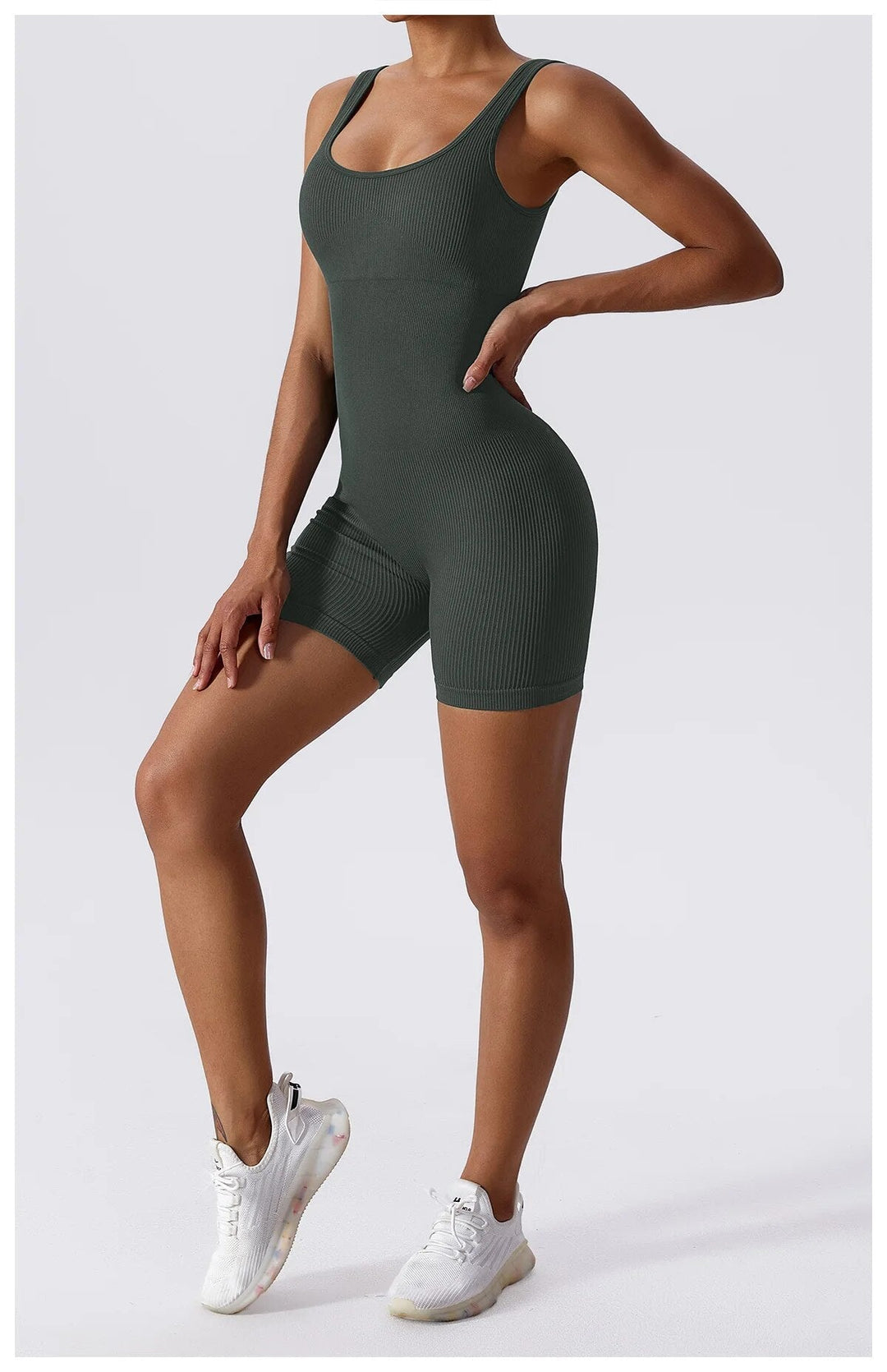 Ribbed Romper - Siopie