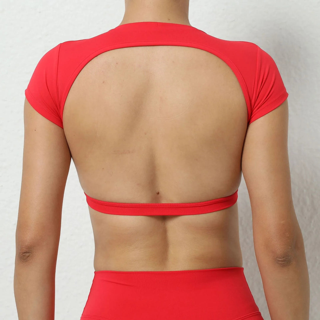 Backless Crop Top - Siopie