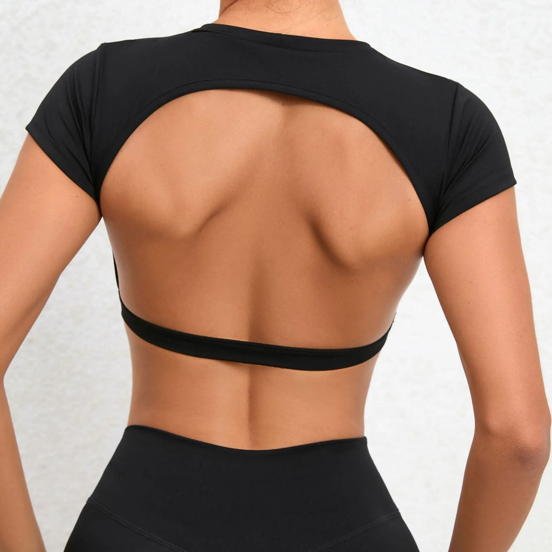 Backless Crop Top - Siopie