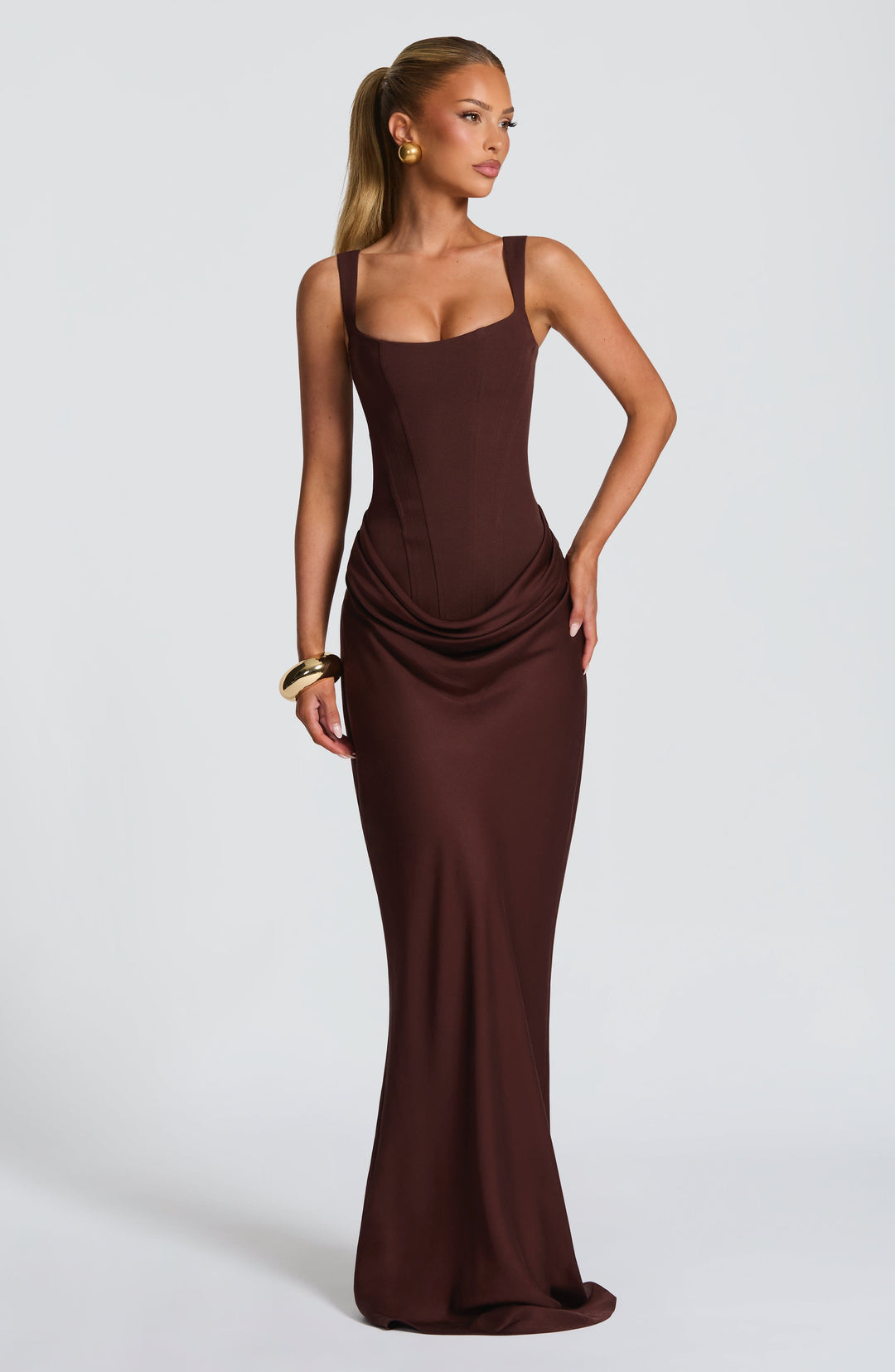 Robe maxi bodycon femme – Silhouette moulante élégante