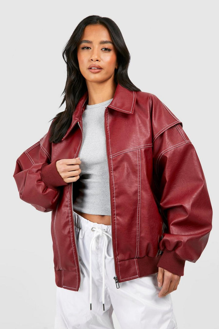 Lara – Blouson aviateur en cuir classique et élégant