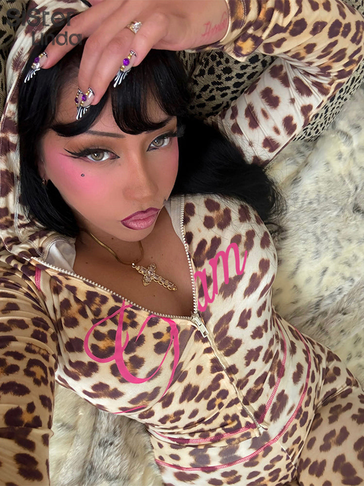 Katia Leopard Tracksuit - Siopie