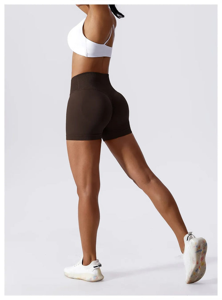 High Waist Scrunch Shorts - Siopie