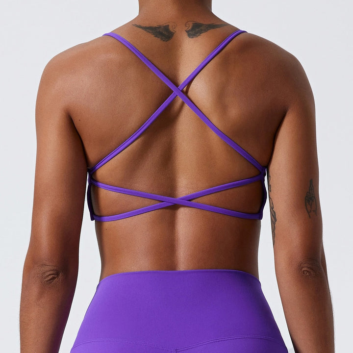 Back Cross Sports Bra - Siopie