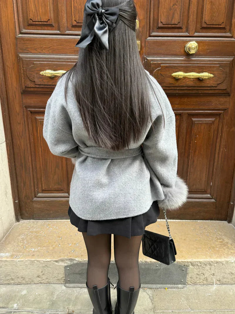 Liora Manteau en Laine Luxe Confort Élégance Incontournable