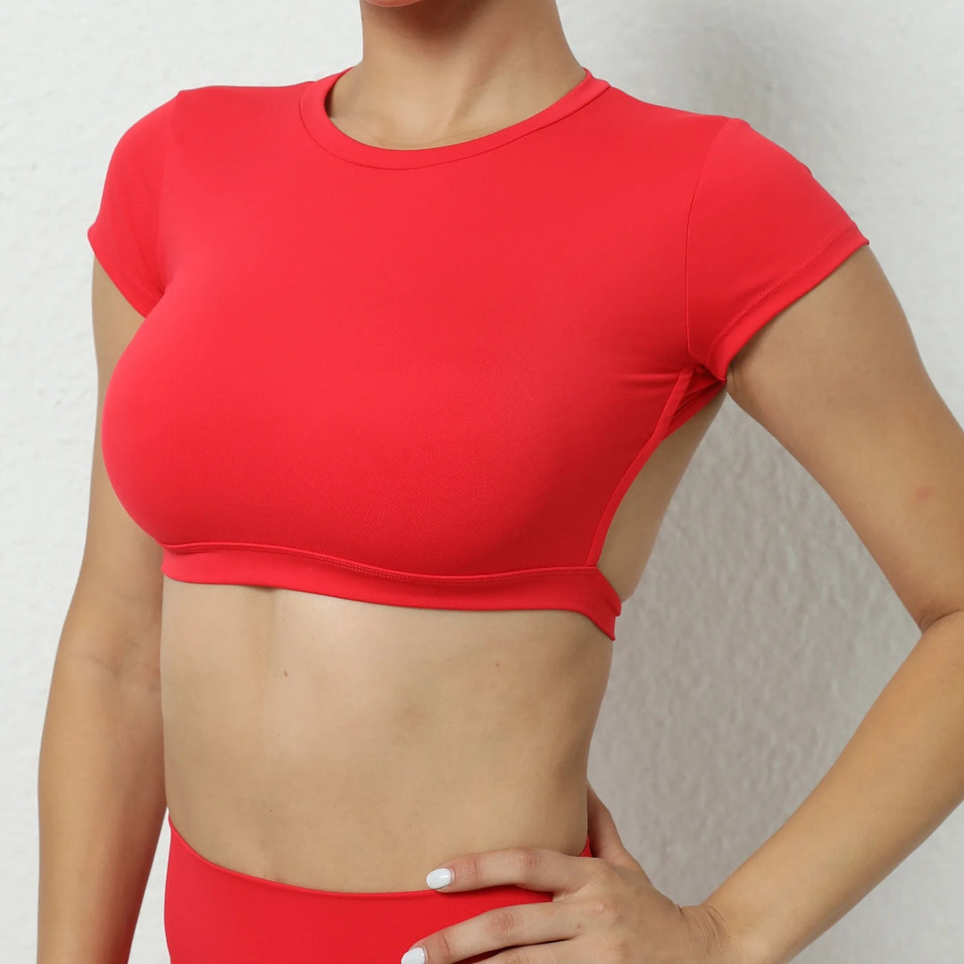 Backless Crop Top - Siopie