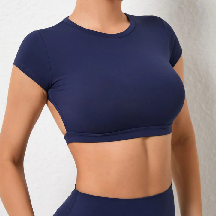 Backless Crop Top - Siopie