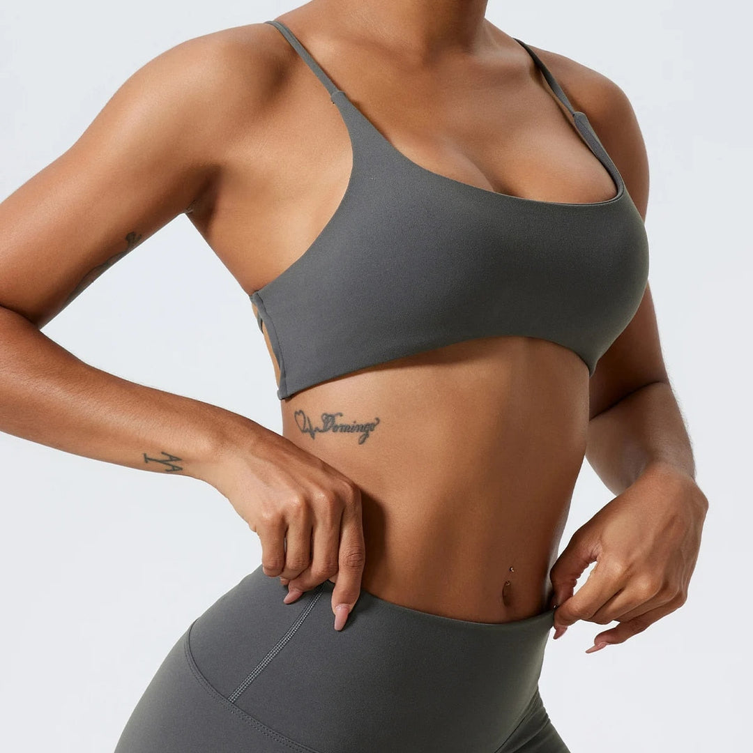Back Cross Sports Bra - Siopie