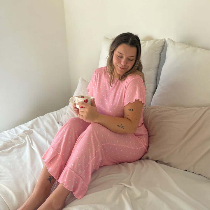 Liora Cozy Pajama Set – Soft Breathable Fabric for Relaxed Evenings