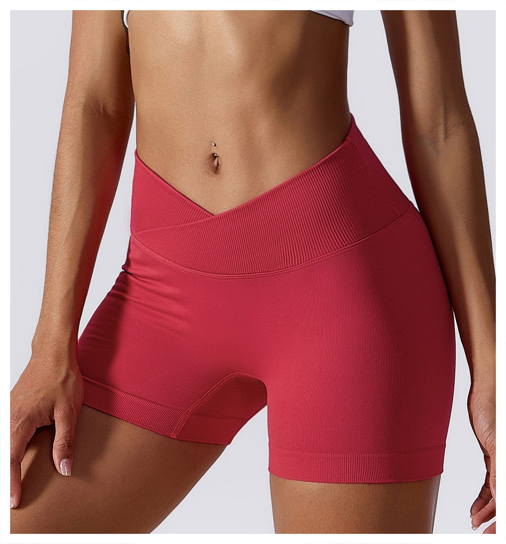 High Waist Scrunch Shorts - Siopie