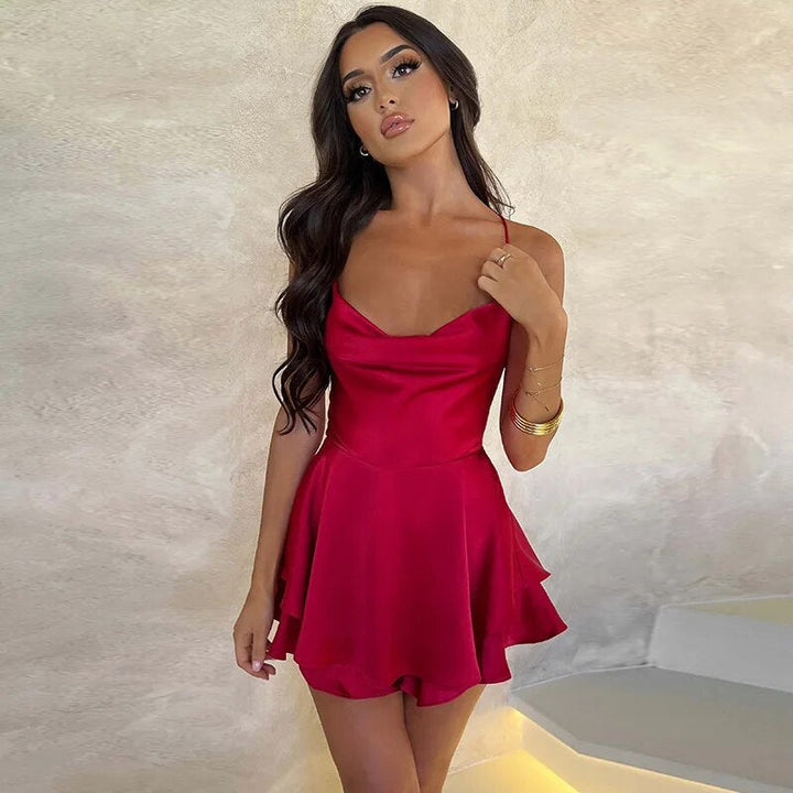 Sofia Satin Dress - Siopie